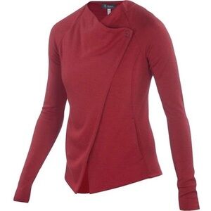 Ibex Northwest Wrap Cardigan Jacket Merino Wool Outdoors Womens Medium